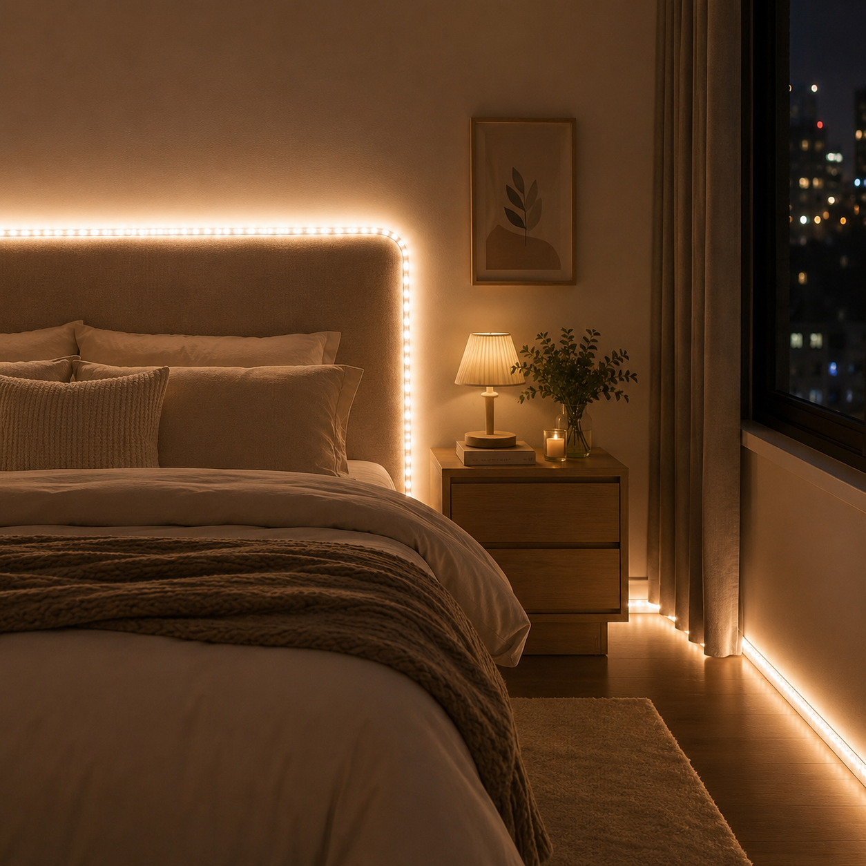 300 LED Strip Light 5M Warm White Non-Waterproof Indoor Flexible Lighting