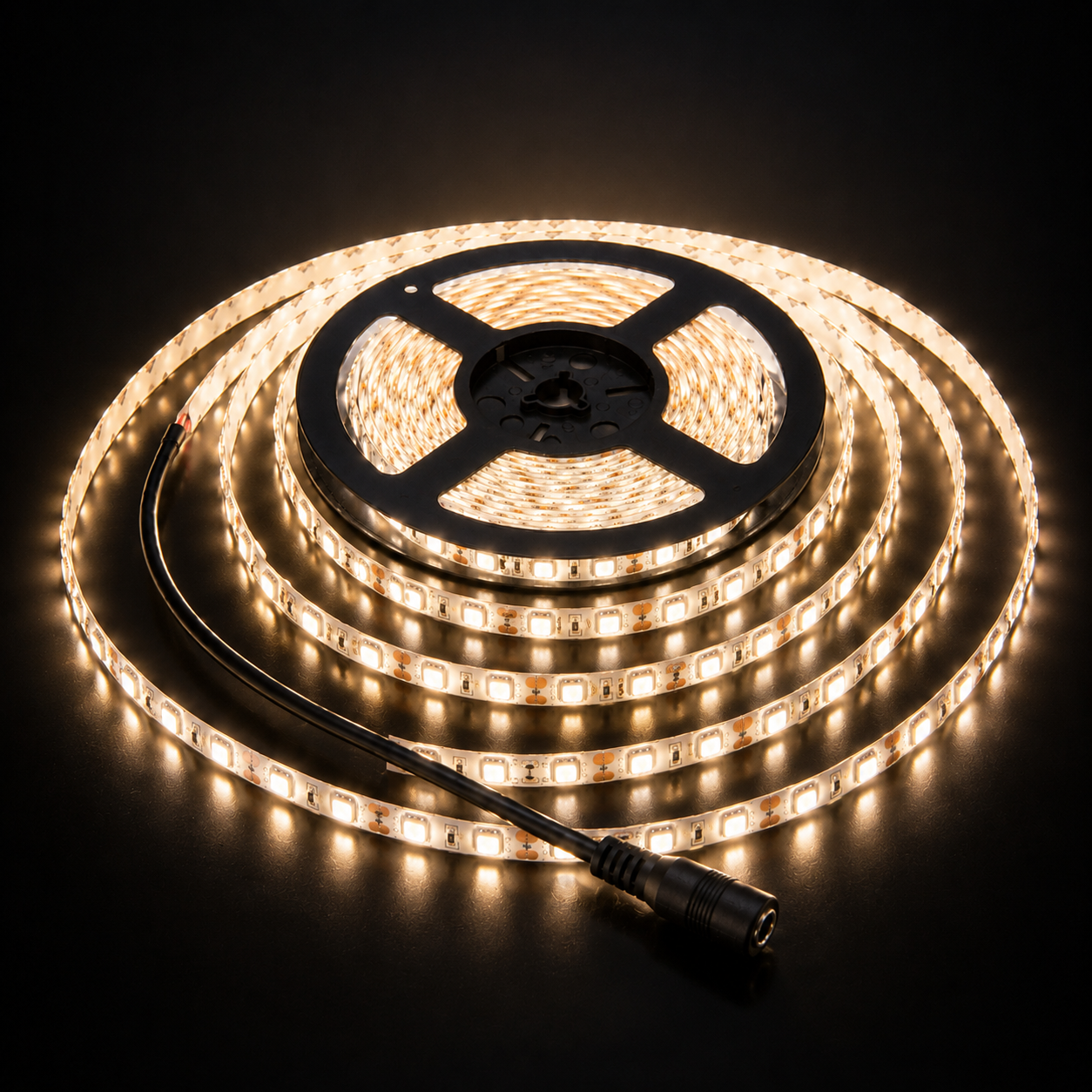 300 LED Strip Light 5M Warm White Non-Waterproof Indoor Flexible Lighting