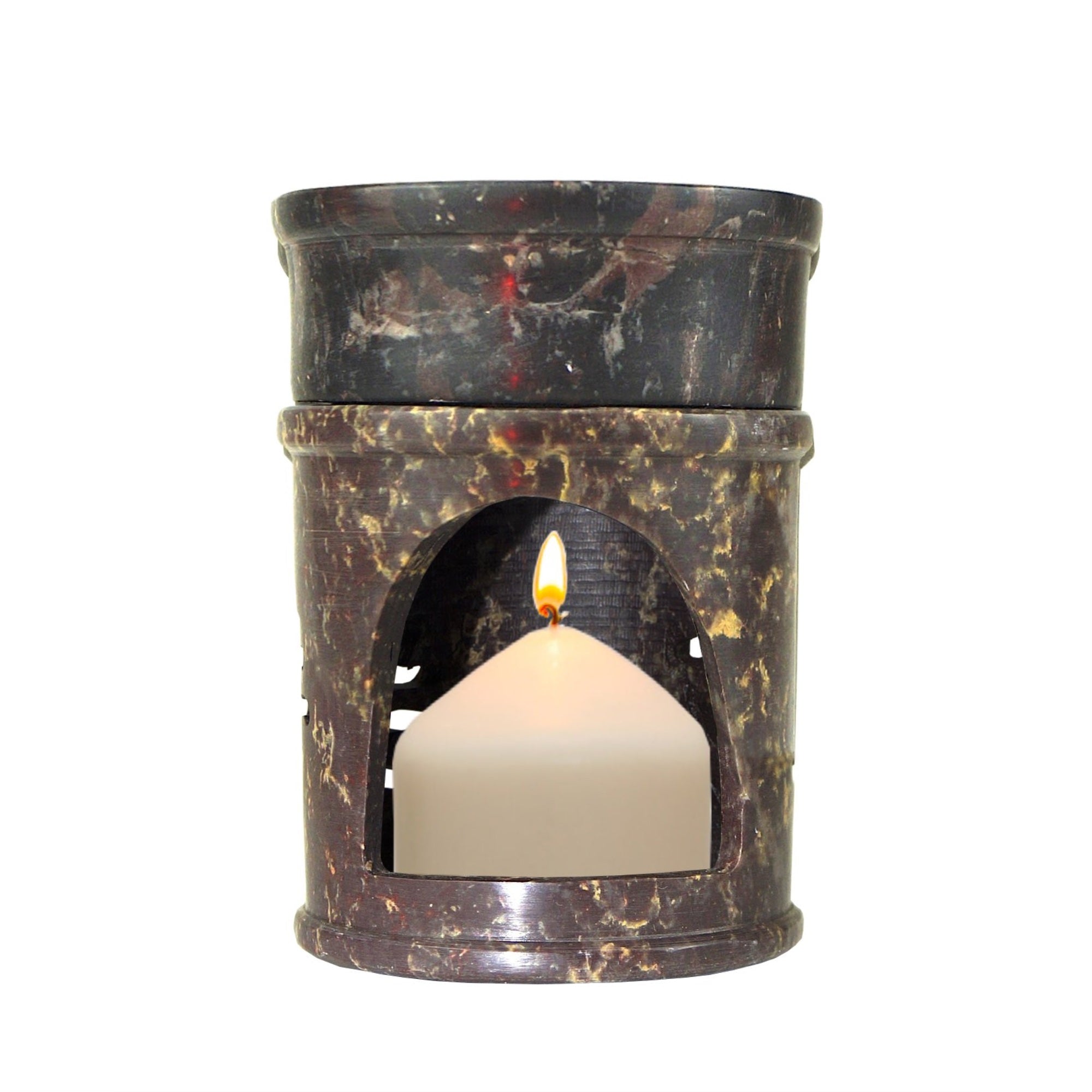 Aroma Lamp / Oil Burner, Tribal Symbol ( TREE )