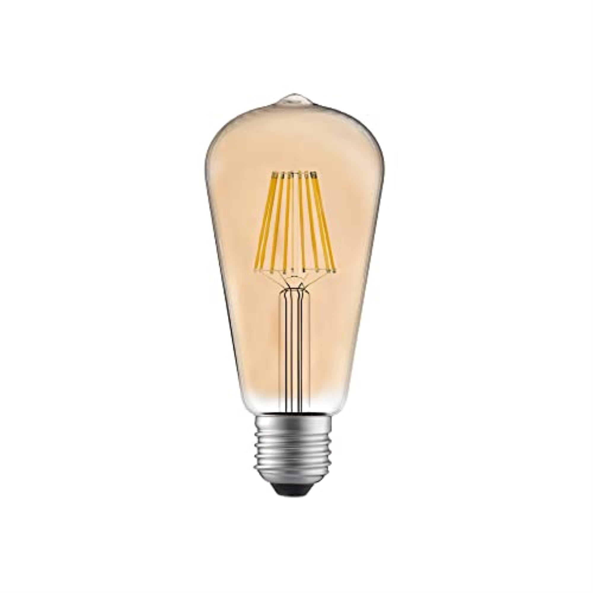 ST19 Warm White 2700K LED 8W Light Bulb (Set of 10)