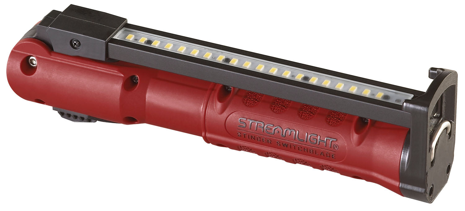 Streamlight 76800 Stinger 800-Lumen LED Light Bar, 7.2in Polycarbonate, USB Cord, Red