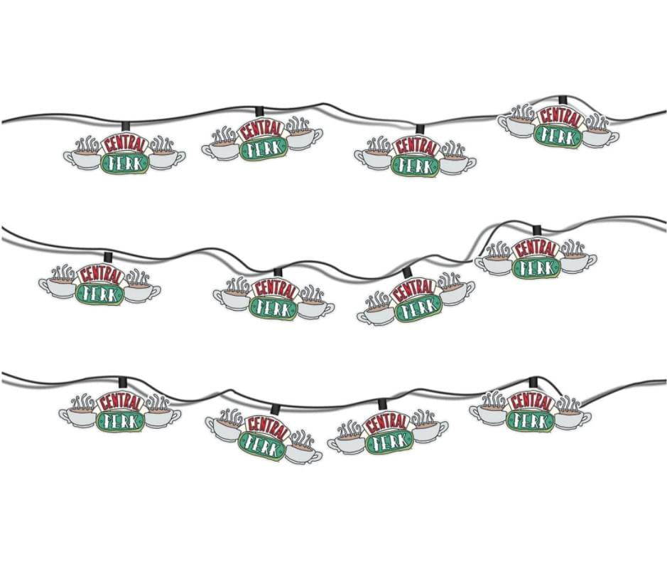 Silver Buffalo Friends Central Perk Mug 20Ct Decorative String Lights, 7 Feet Long, Battery Powered (Batteries Not Included), Warm White Led, Indoor Use Only