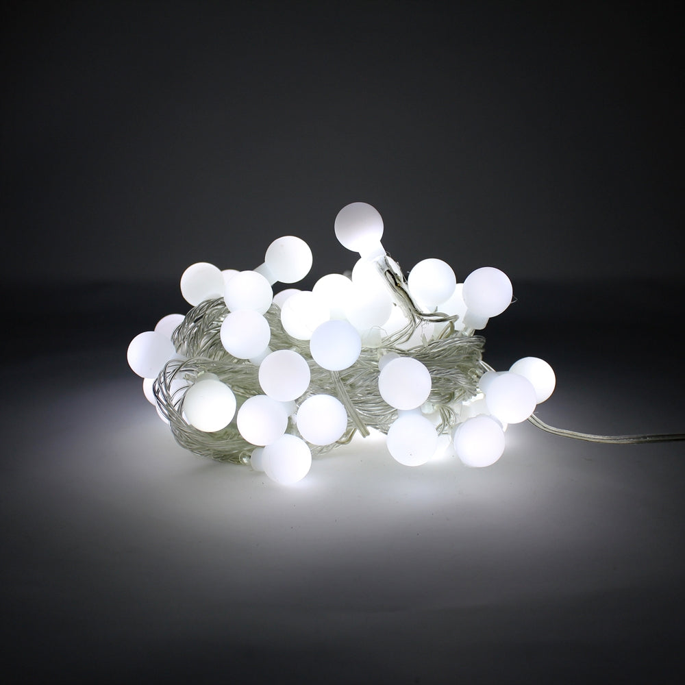 100 LED String Light Bulb with connector - White