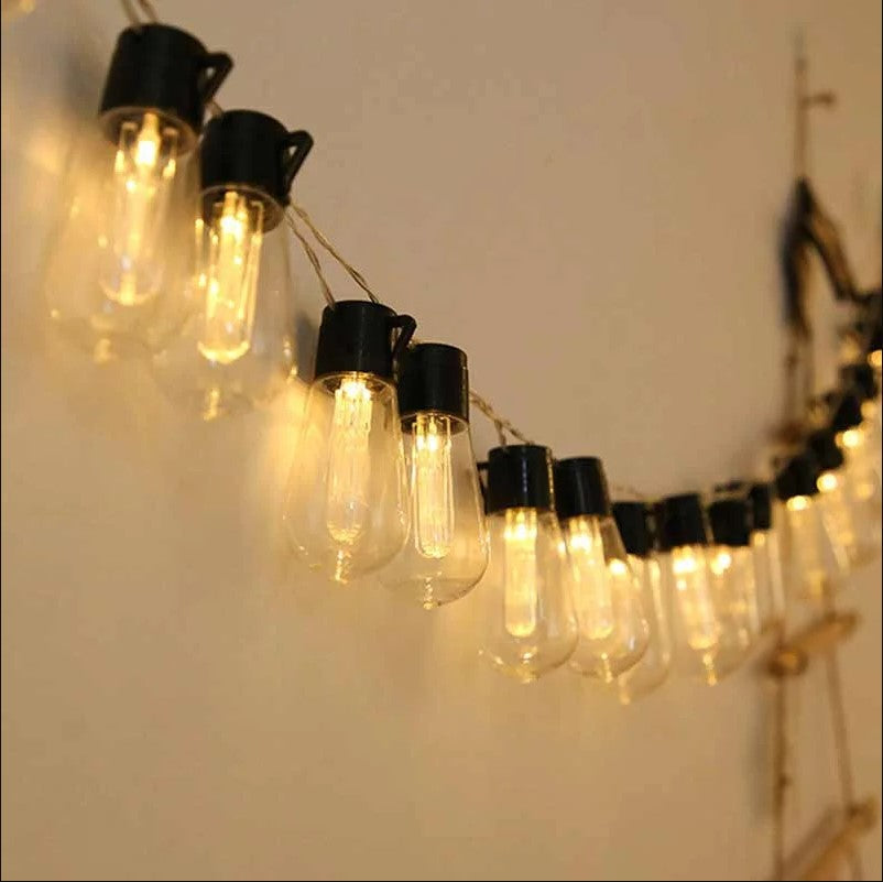 10 LED Outdoor String Lights-Warm White