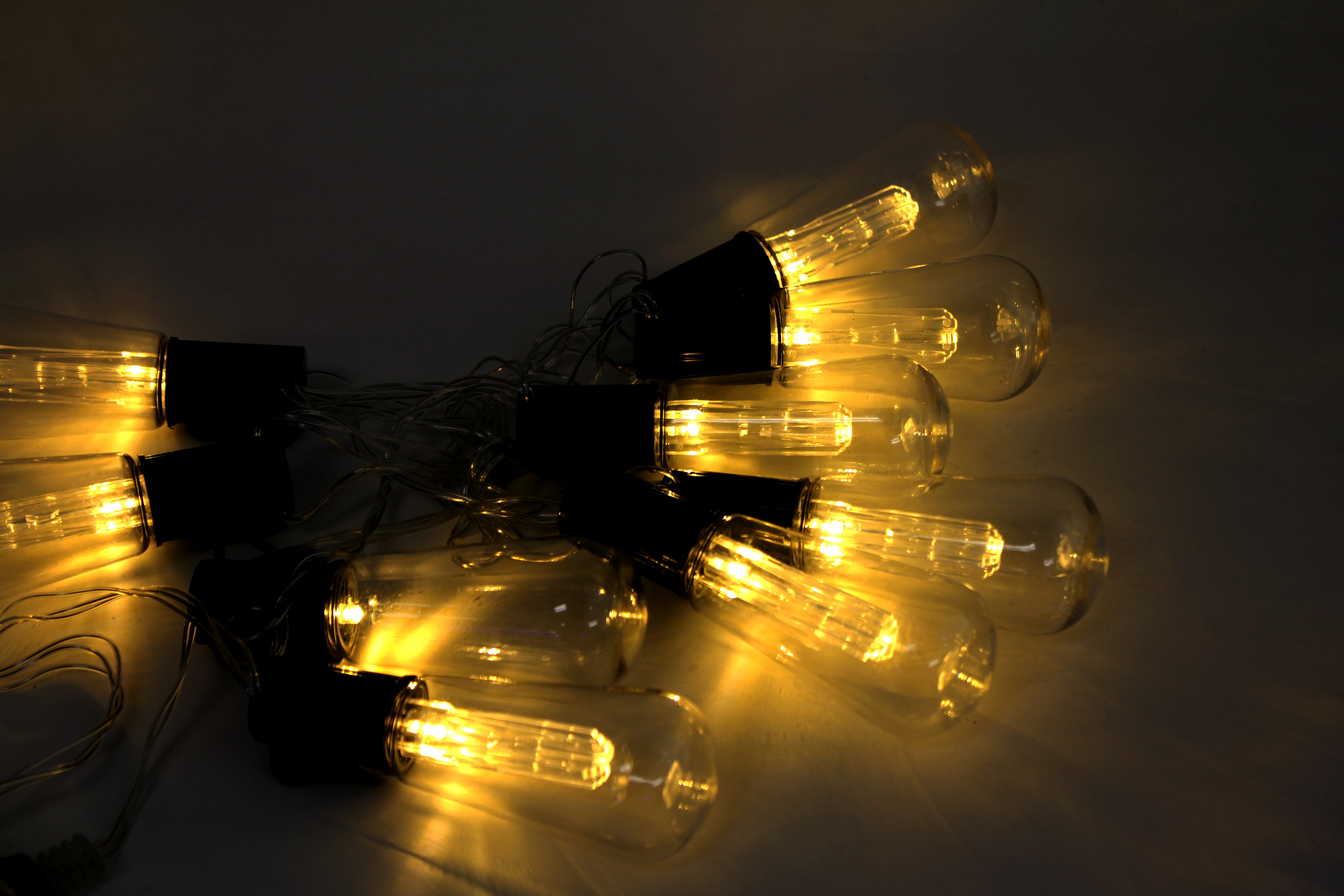 10 LED Outdoor String Lights-Warm White