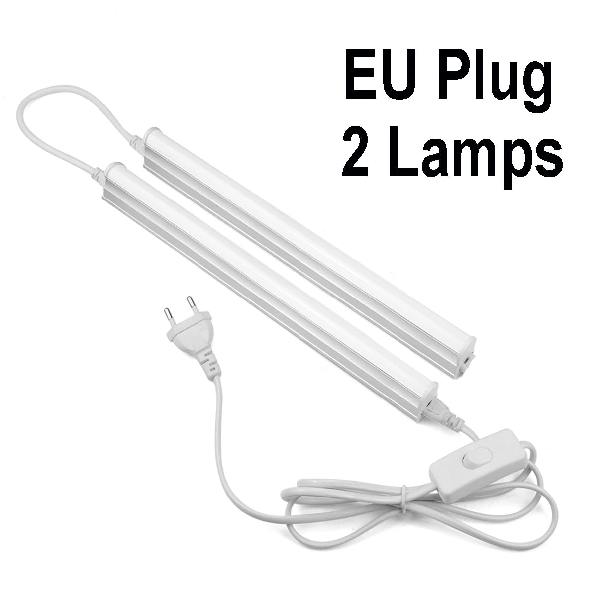 1FT 6W 29CM Desk Lamp T5 Tube LED Bar With Screws for Mounting Under Bookshelf AC220V 110V Home Reading Lamp Table Light Lampara