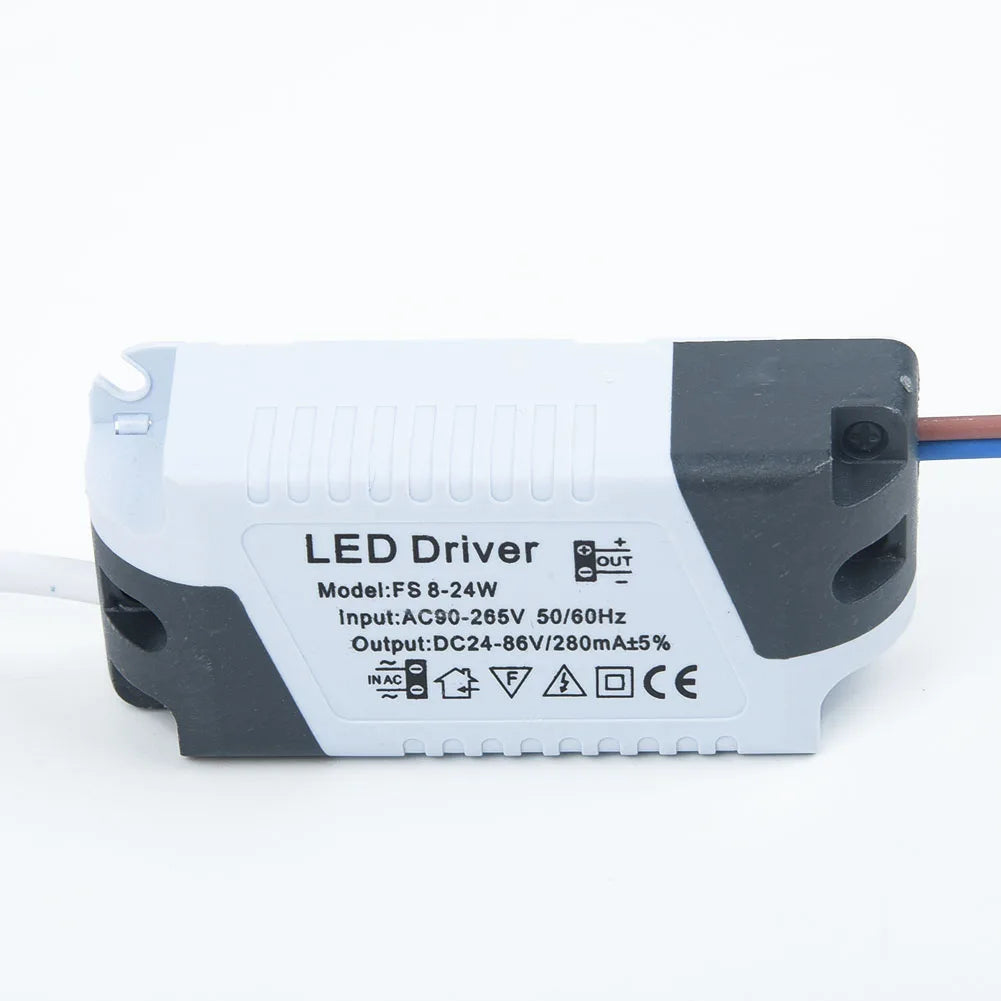 LED Driver 280mA 8-24W AC 110V 220V To DC 24V Lighting Transformer Panel Ceilling Lamp LED Strip Power Supply Adapter 1pc