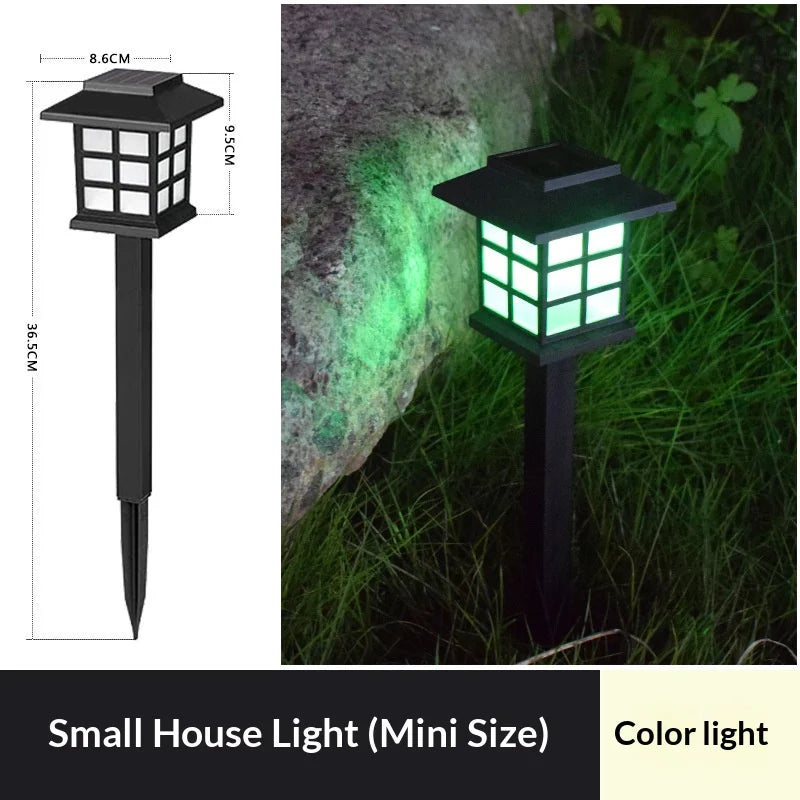 2 Pack Solar Pathway Light Outdoor Solar Lamp Waterproof Landscape Lighting for Garden Yard Patio Walkway Driveway Camping Decor