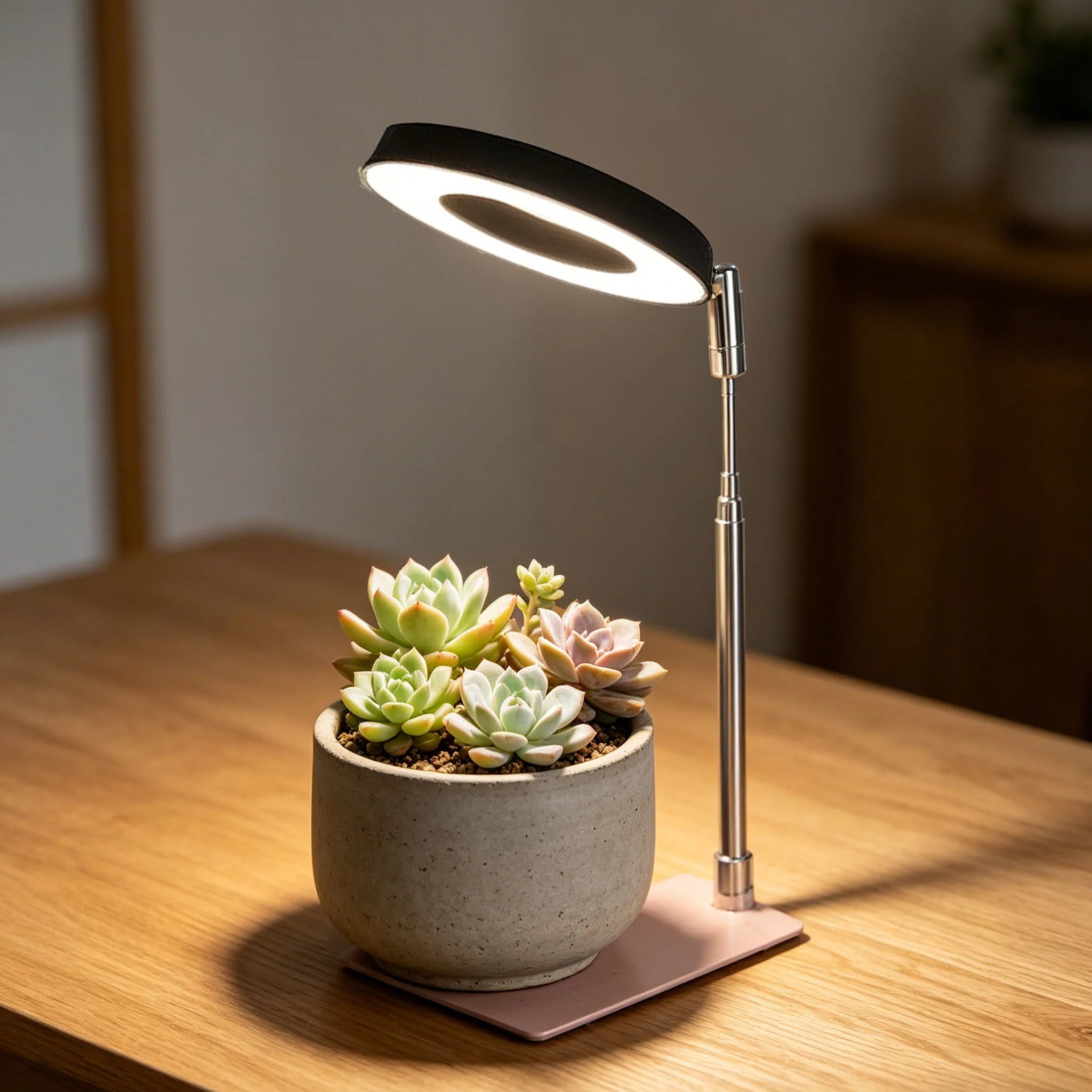 Indoor Full-Spectrum Plant Growth Lights, Led Plant Lights, and Indoor Sunlight-Like Growth Lights Are Suitable for Indoor Plants and Grow Lights with Retractable Bases