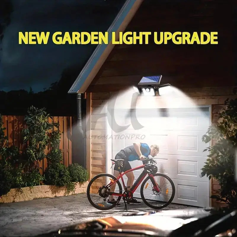 2 Pack LED Motion Sensor Solar Lights  Outdoor IP65 Waterproof Security Lamp