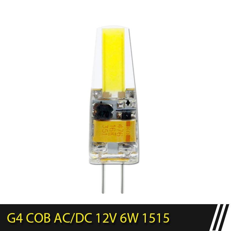 G4 LED COB Lamp Dimmable 6W 9W COB LED Bulb E14 AC/DC 12V 220V Lampada LED G9 COB Spotlight Chandelier Lighting Replace Halogen
