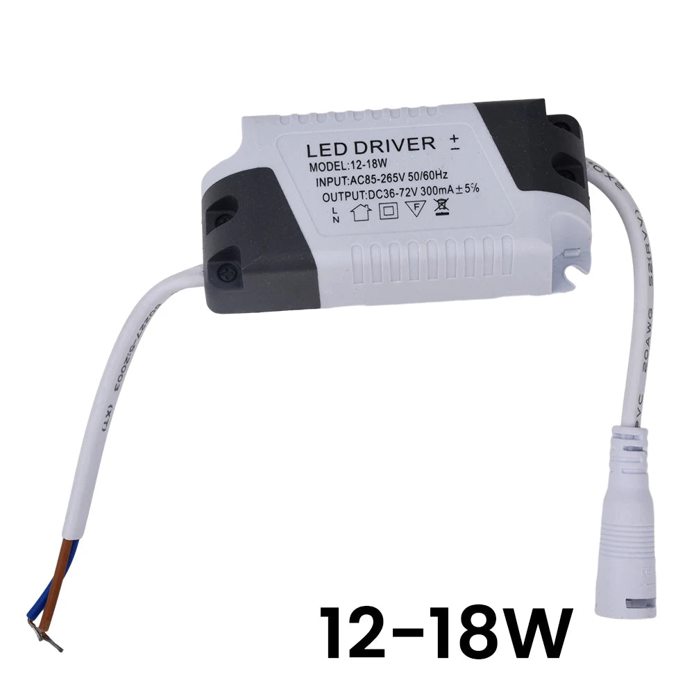 LED Constant Current Driver AC85-265V 3-4W 4-7W 8-12W 12-18W 18-24W 24-36W Power Supply Adapter Transformer for Panel Light