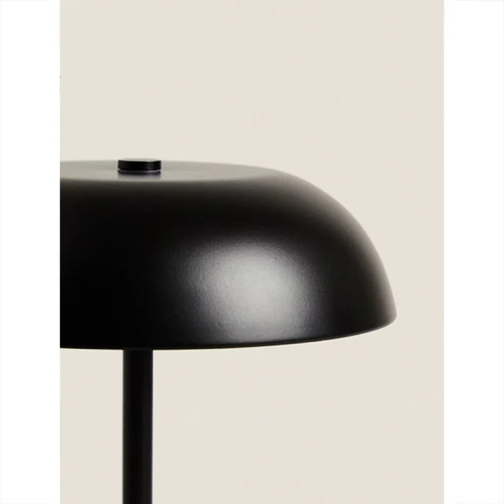 Mushroom Table Lamp, Touch Control 3-Color Dimmable LED Desk Light, Cordless  Rechargeable Eye-Caring Bedside Lamp, Moder