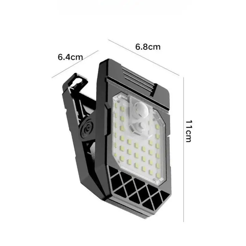 New Upgraded Human Body Sensing Solar Clip Lamp Outdoor Courtyard Lamp Garden Lighting Solar Wall Lamp