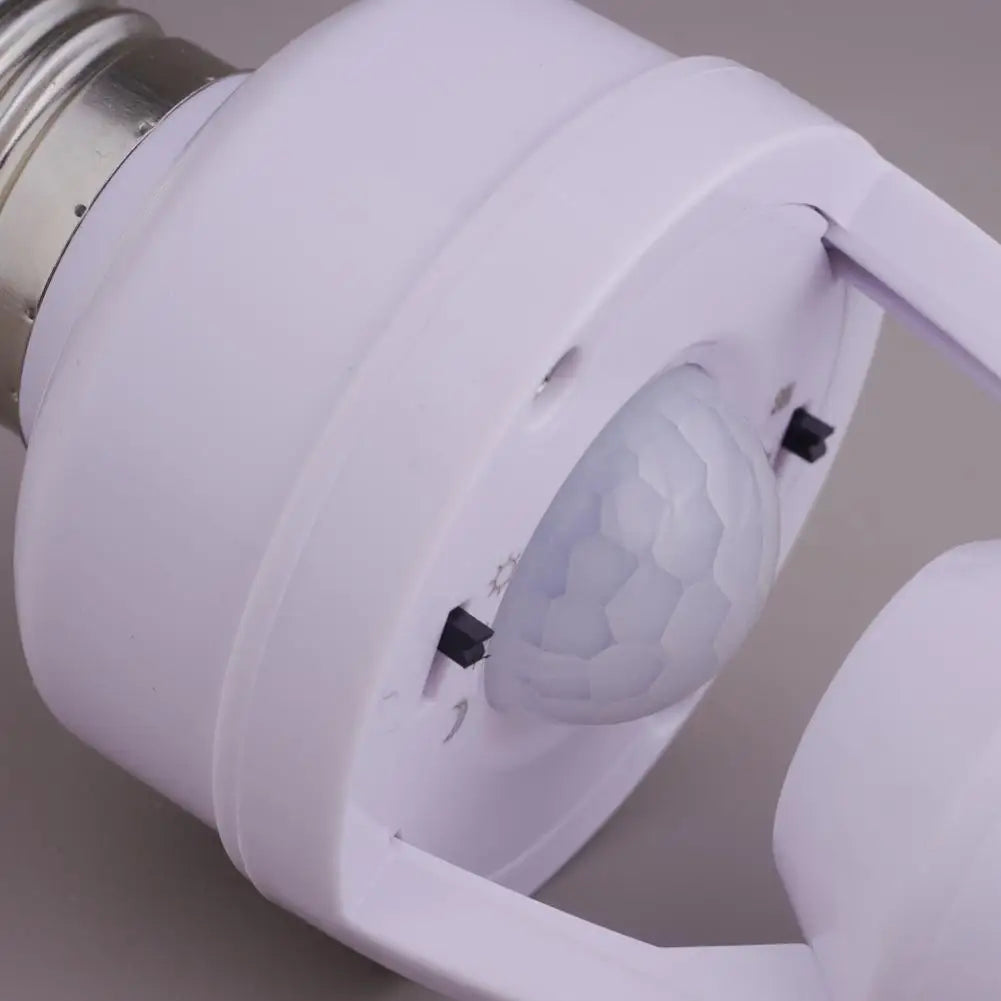 Smart Motion Sensor Led Lamp Base E27 PIR Induction Sensor Adapter Lamp Base Converter For Homes Offices And Commercial Places