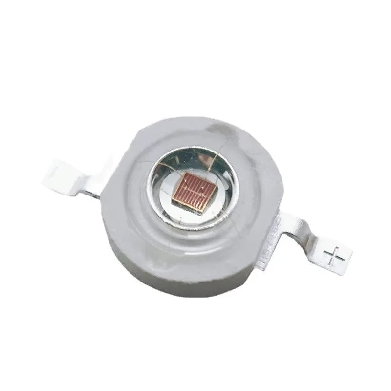100pcs 3W LED chip Yellow High Power bulb/Spotlight/celling bead 588-595nm 2-2.4v 700mA 60-80lm AOC 42mil