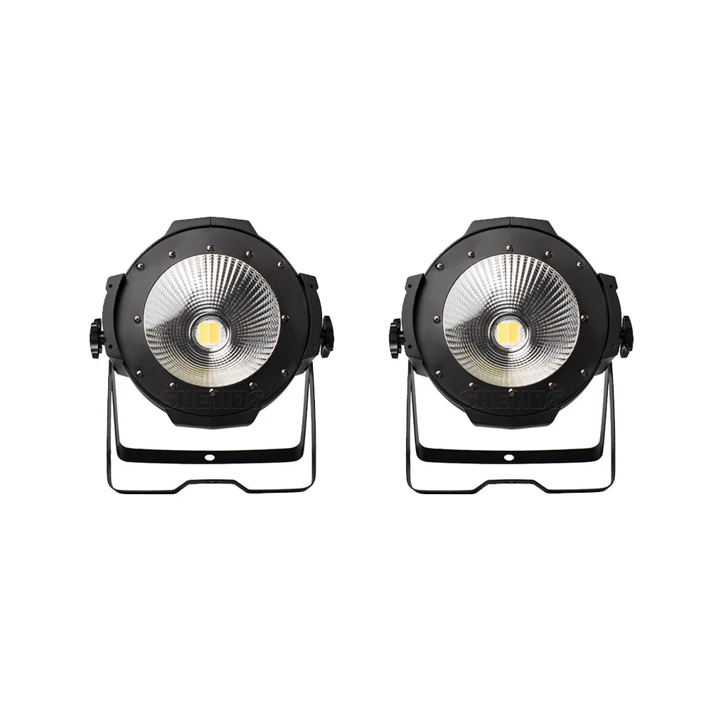 SHEHDS 6/4/2PCS LED 200W COB Warm White & Cool White Par Light For DJ Disco Party Nightclub Wedding Church Stage Lighting