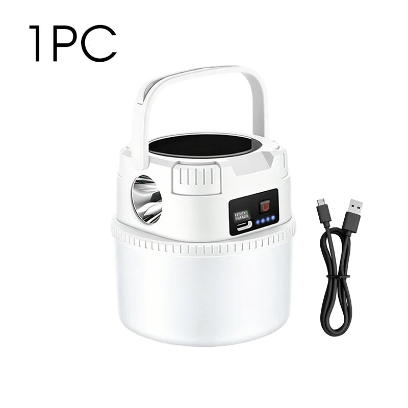 Camping Solar Outdoor Charging Ultra Long Endurance Emergency Light Camping Tent Stall Rechargeable Lighting