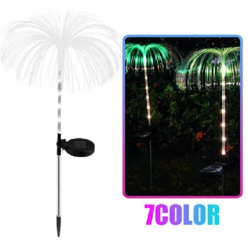 Solar Jellyfish Lamps Outdoor Garden Pathway Lights Waterproof Lawn Lights Solar Power Yard Walkway Patio Decor