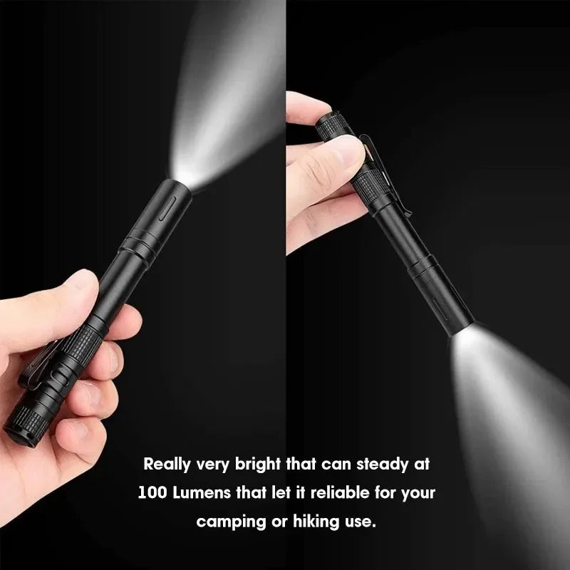 Mini LED Camping Fishing Flashlight Pen Light Mini Portable led Tactical Flashlight For The Dentist for Hiking edc Torch Lantern