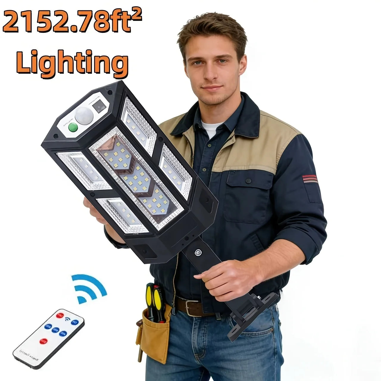 Solar Powered Wall Lights, Household Outdoor Waterproof LED Road Lights, Street Lamps, Human Body Sensing Lighting, Courtyard Li