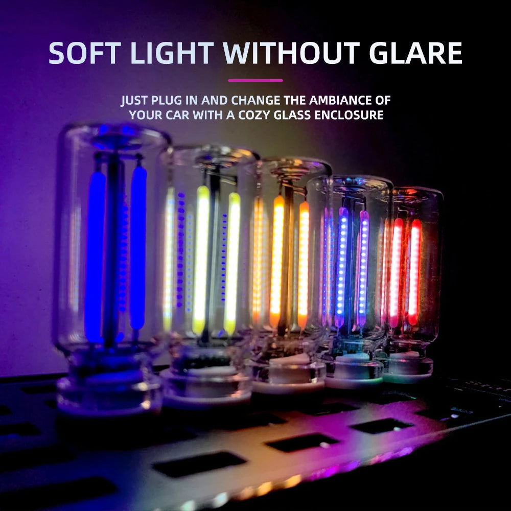 USB Touch Control LED Night Light Atmosphere Light Bulb Incandescent Lamp LED Filament Light Bulb Car Camping Home Room Decor