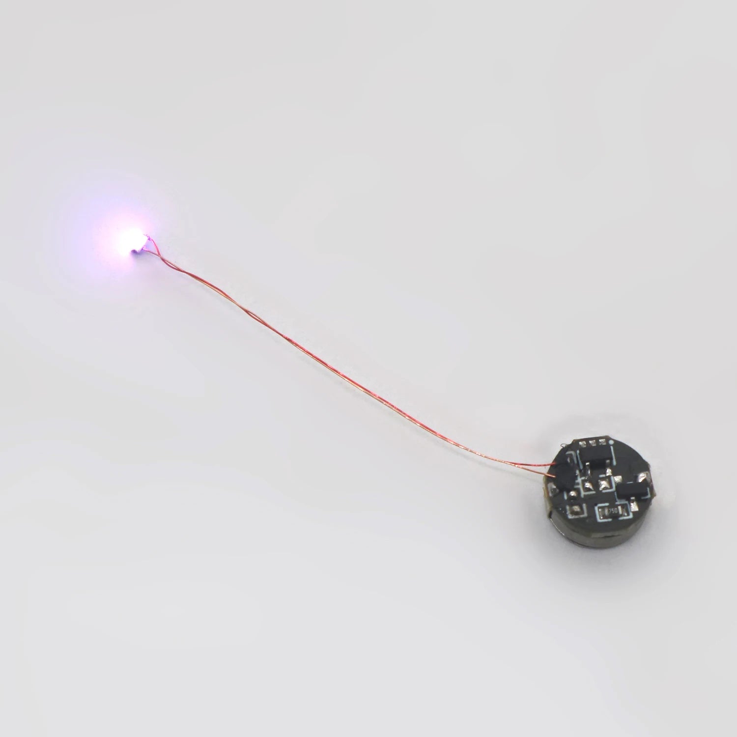 Magnetic control lamp Wired 5cm Led Magnetron Light Model w Battery Diy Car Toys Lighting Making Diorama Materials Gunda Robots