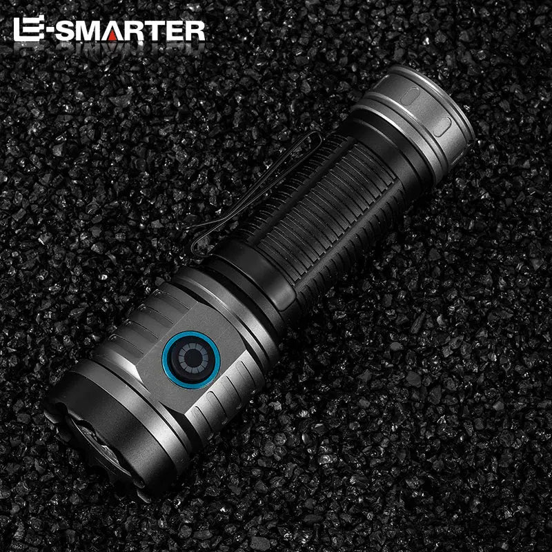High Bright 3*LED Strong Light Mini Rechargeable Portable Torch Outdoor Aluminum Alloy Tactical Flashlight with Pen Clip