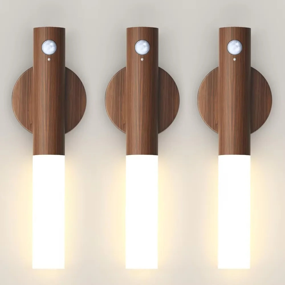 LED Night Light USB Charging Intelligent Human Induction For Bedside Cabinet Home Wardrobe Lighting Motion Sensor Light Led Lamp