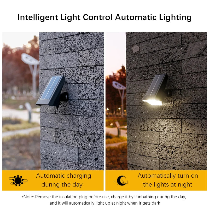 10 LEDs Solar Spotlight Outdoor, 180° Adjustable Waterproof & Anti-Aging Ground/Wall Mount, for Garden Yard Landscape Lighting