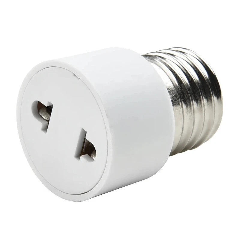 White E27 Plug Bulb Holder Light Fixture Bulb Base Adapter Lamp Socket Universal US/EU Practical Hot Sell