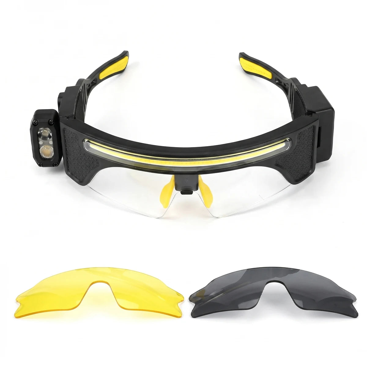 UltraFire MEC-X2 LED Glasses Hands-Free Motion Sensor Control Headlamp USB-C Rechargeable Work Light for Cycling Fishing Repair