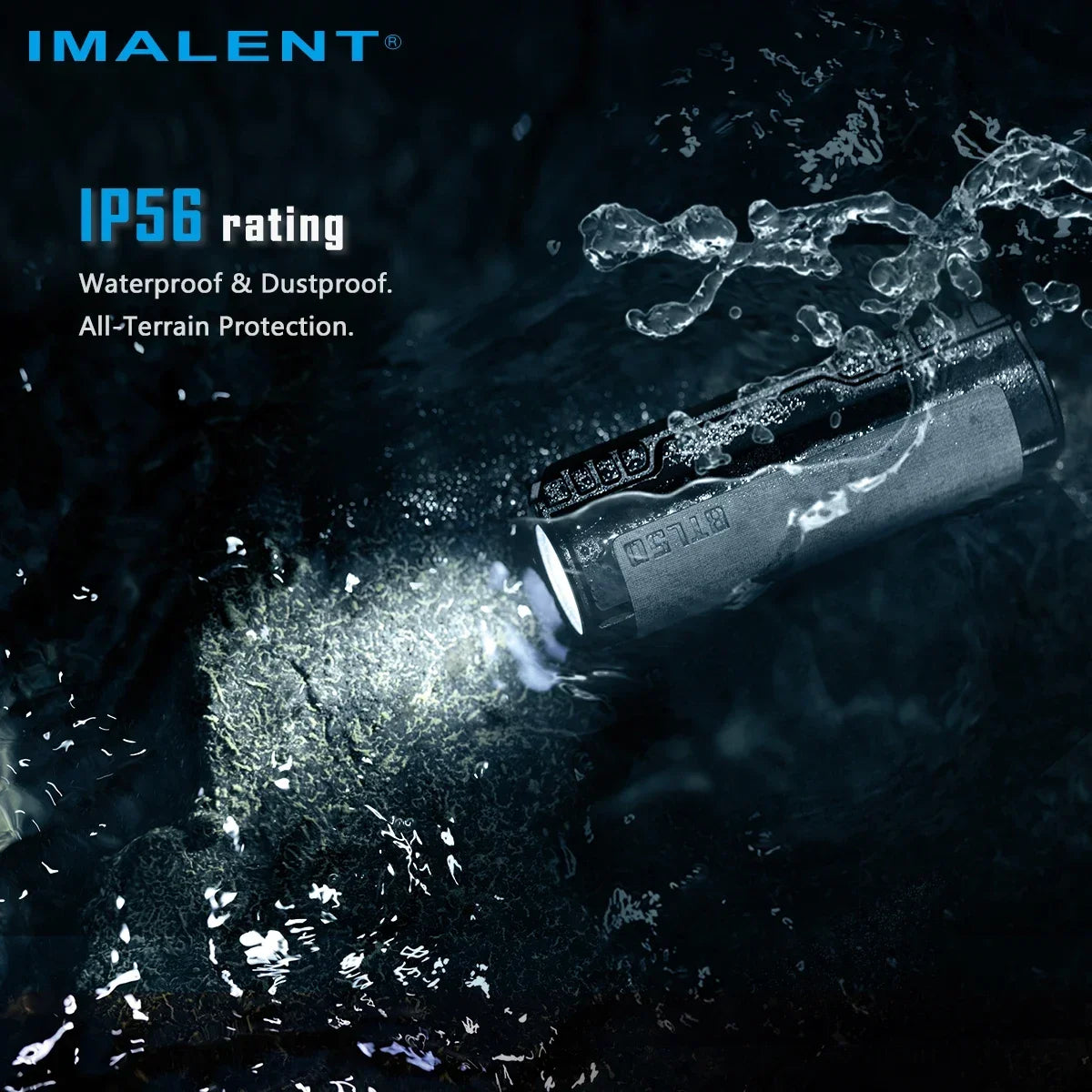 IMALENT BTL50 Electronic Focus Flashlight 3000LM 705M Range Portable EDC Tactical Fast Charging Waterproof for Patrol Hiking