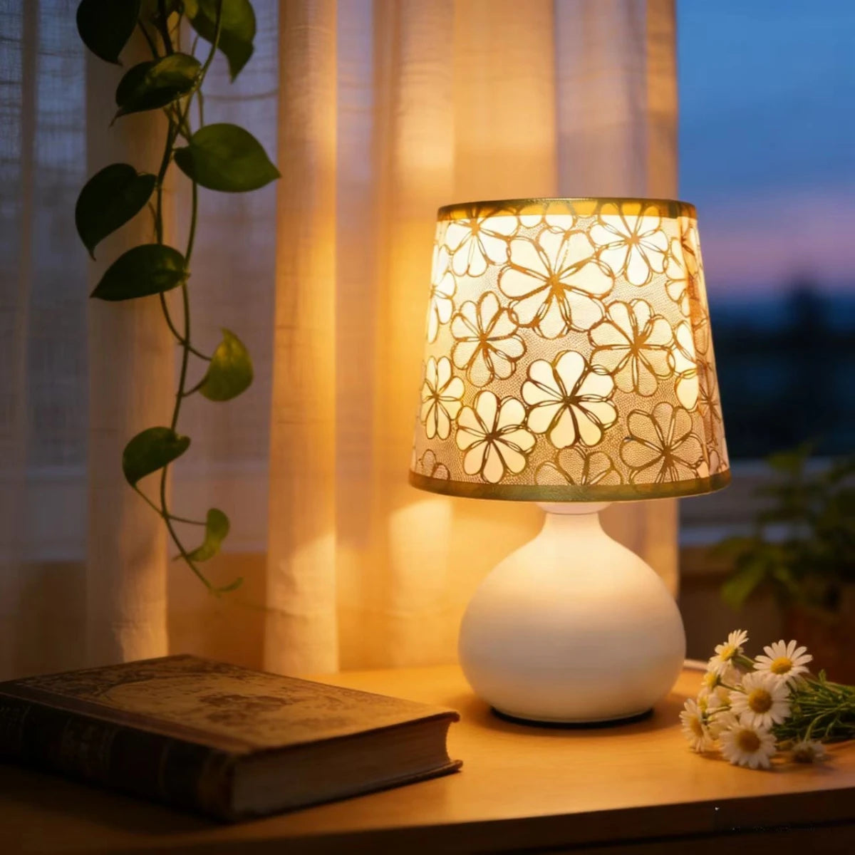 Small and Medium-Sized Bedside Table Lights Are Suitable for Home Use, Including Bedrooms, Living Rooms, Study Rooms, Dormitorie