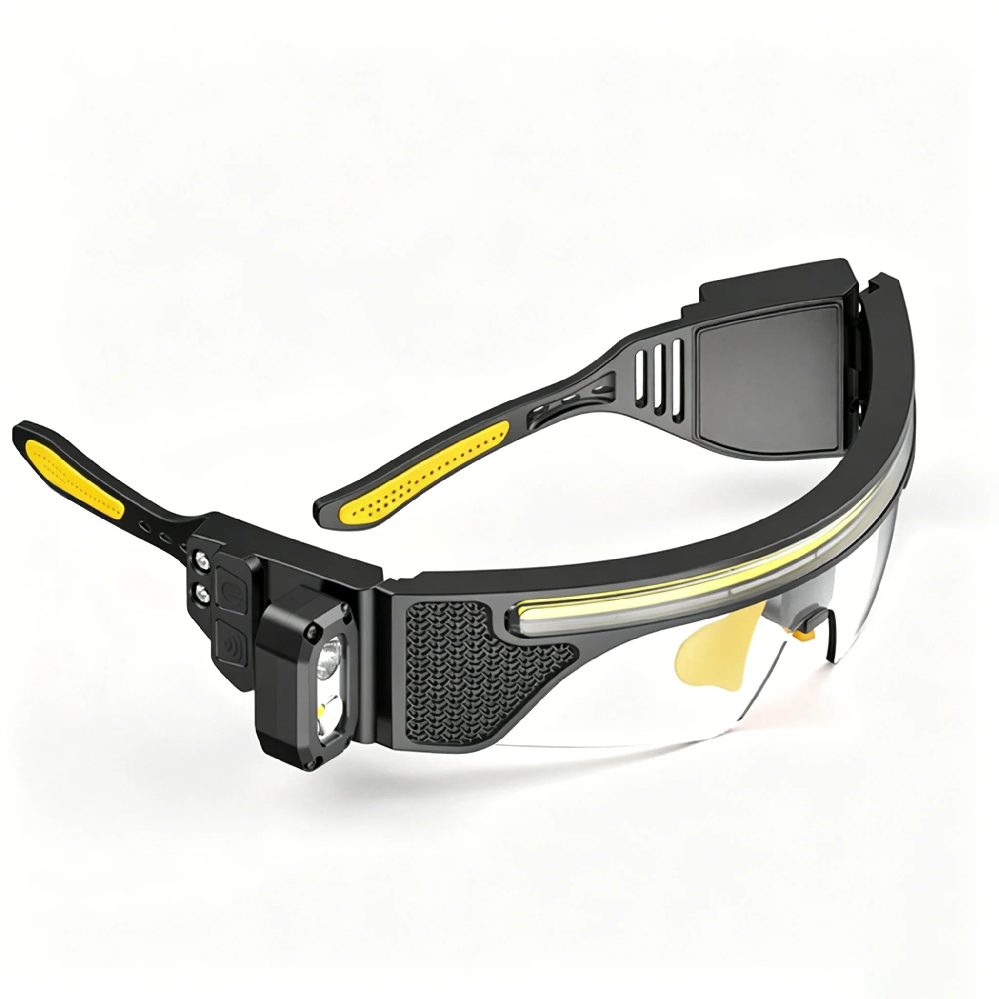 Multi Function 2 in 1 Glasses Goggle Light TYPE-C Rechargeable Headlamp Wave Sensor Head Flashlight Work Repair Emergency Lamp