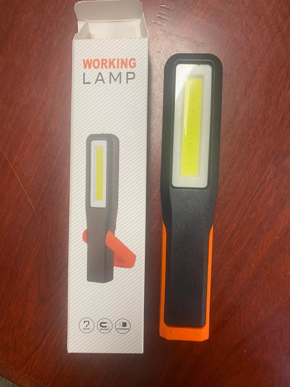 Powerful COB LED Work Light Car Garage Mechanic Lamp USB Rechargeable Flashlight Magnetic Torch Emergency Light Warning Light