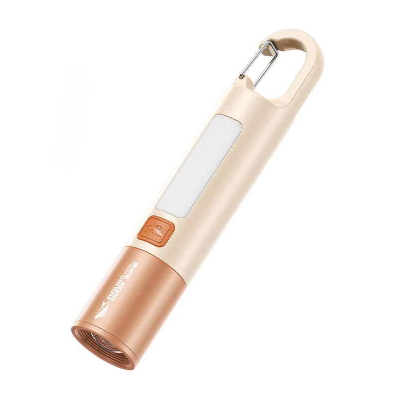 Portable Mini LED Flashlights USB Rechargeable with Hook Zoomable Torch Outdoor Camping Hiking Long-range Emergency Lantern