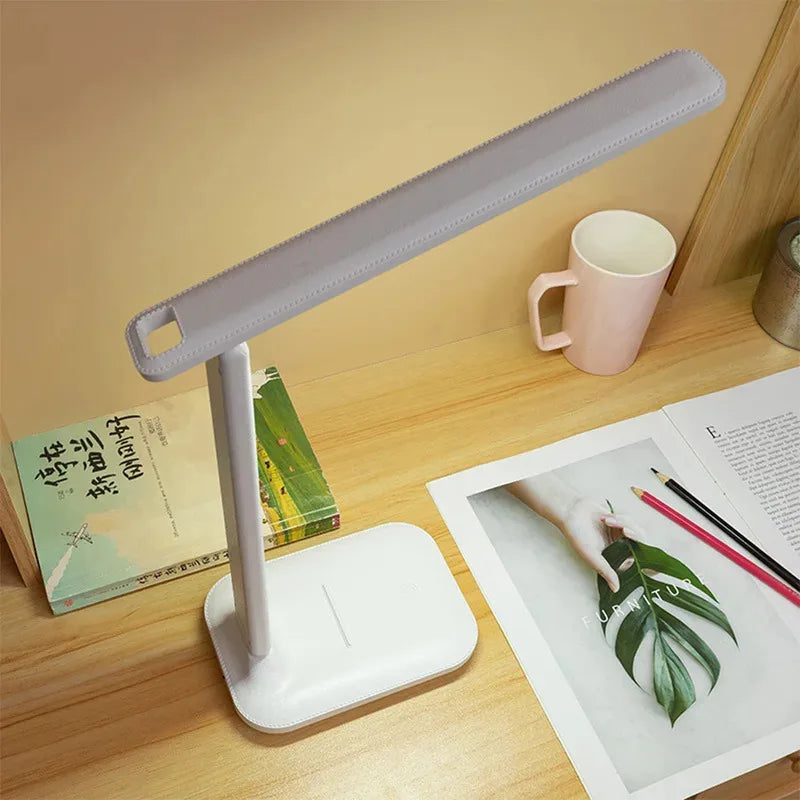 Folding Table Lamp USB Touch Dimmable Night Light Student Dormitory Reading Eye Protection Bedroom LED USB Direct Desk Lamp