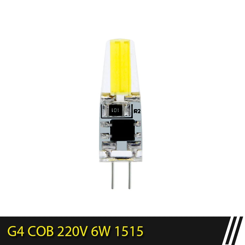 G4 LED COB Lamp Dimmable 6W 9W COB LED Bulb E14 AC/DC 12V 220V Lampada LED G9 COB Spotlight Chandelier Lighting Replace Halogen