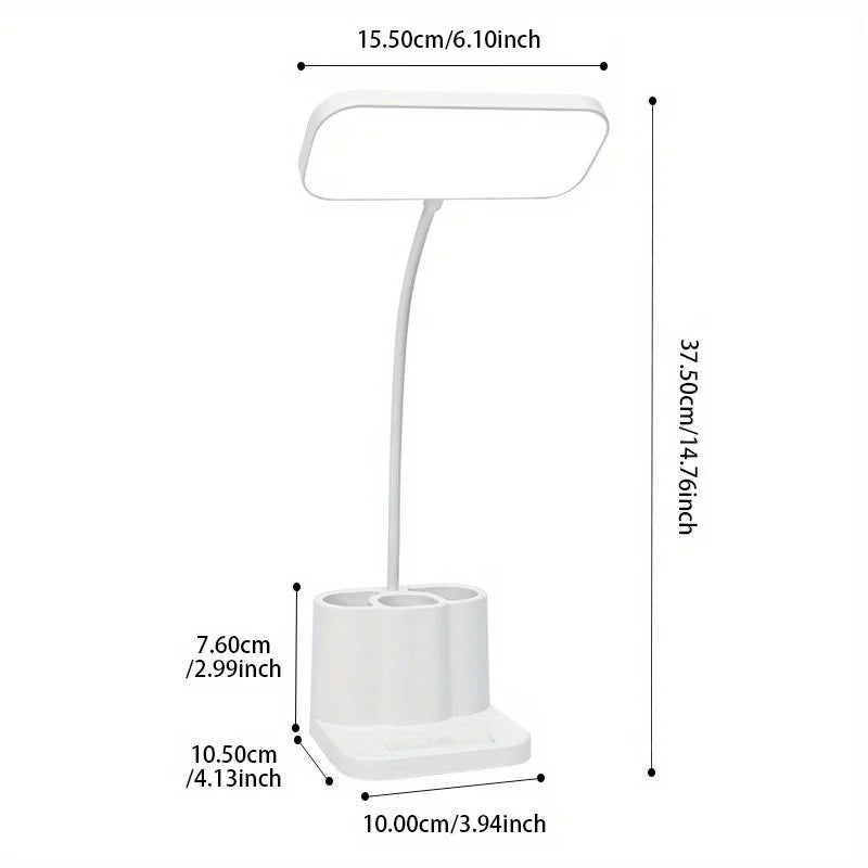Veilleuse de lecture USB pour dortoir et chambre à coucher, lampe de bureau LED, protection des yeux, bureau d'étudiant