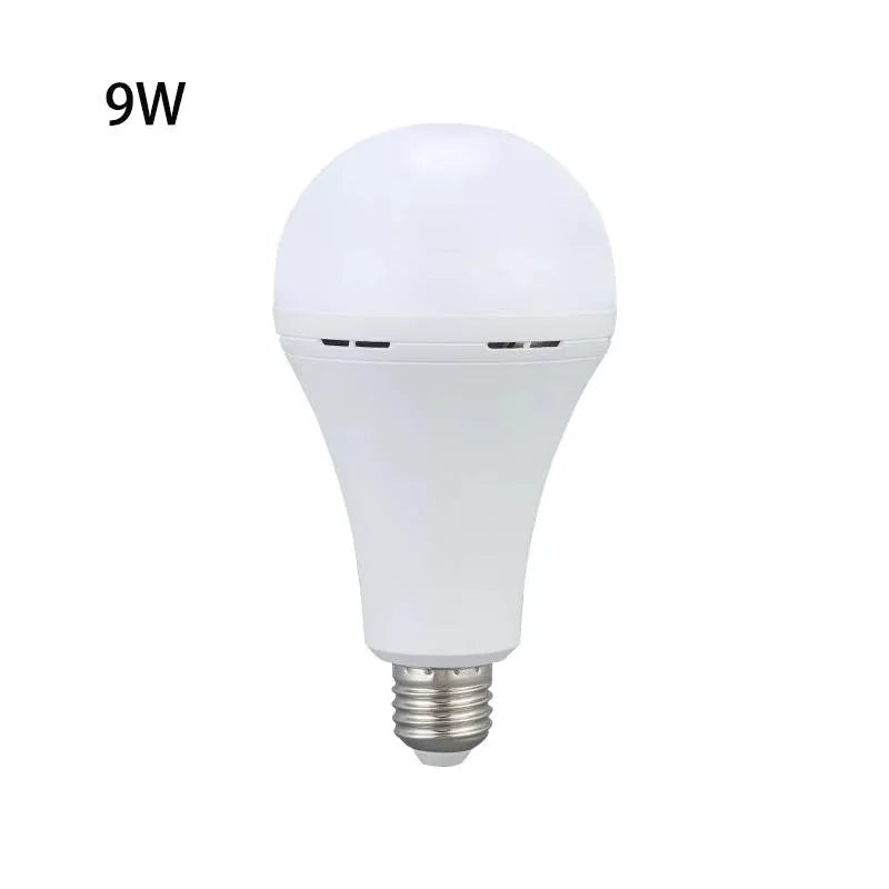 7W 9W 15W LED Emergency Rechargeable Light Bulb, Energy Saving Backup Lamp for Home Power Outage, Portable Handheld Lightin