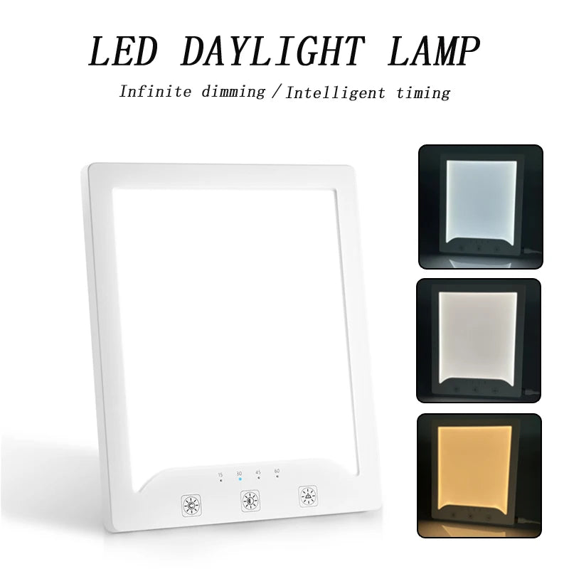 SAD Lamp, 10000 Lux, Tunable Color Temperature Brightness, Full Spectrum SAD Treatment Lamp, Seasonal Winter Mood Changes