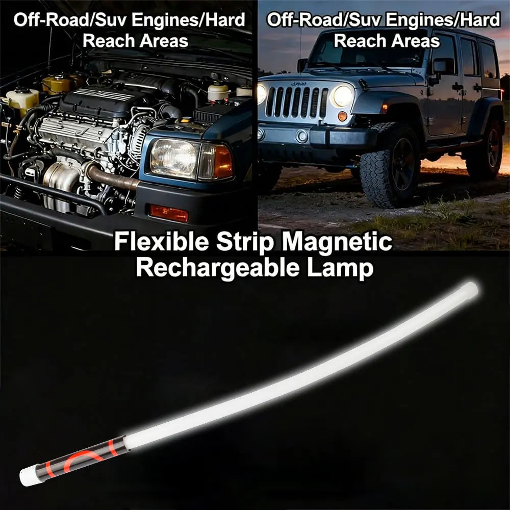 New LED Flashlight Stick Flexible High-Lumen Portable Automotive Lighting Tool