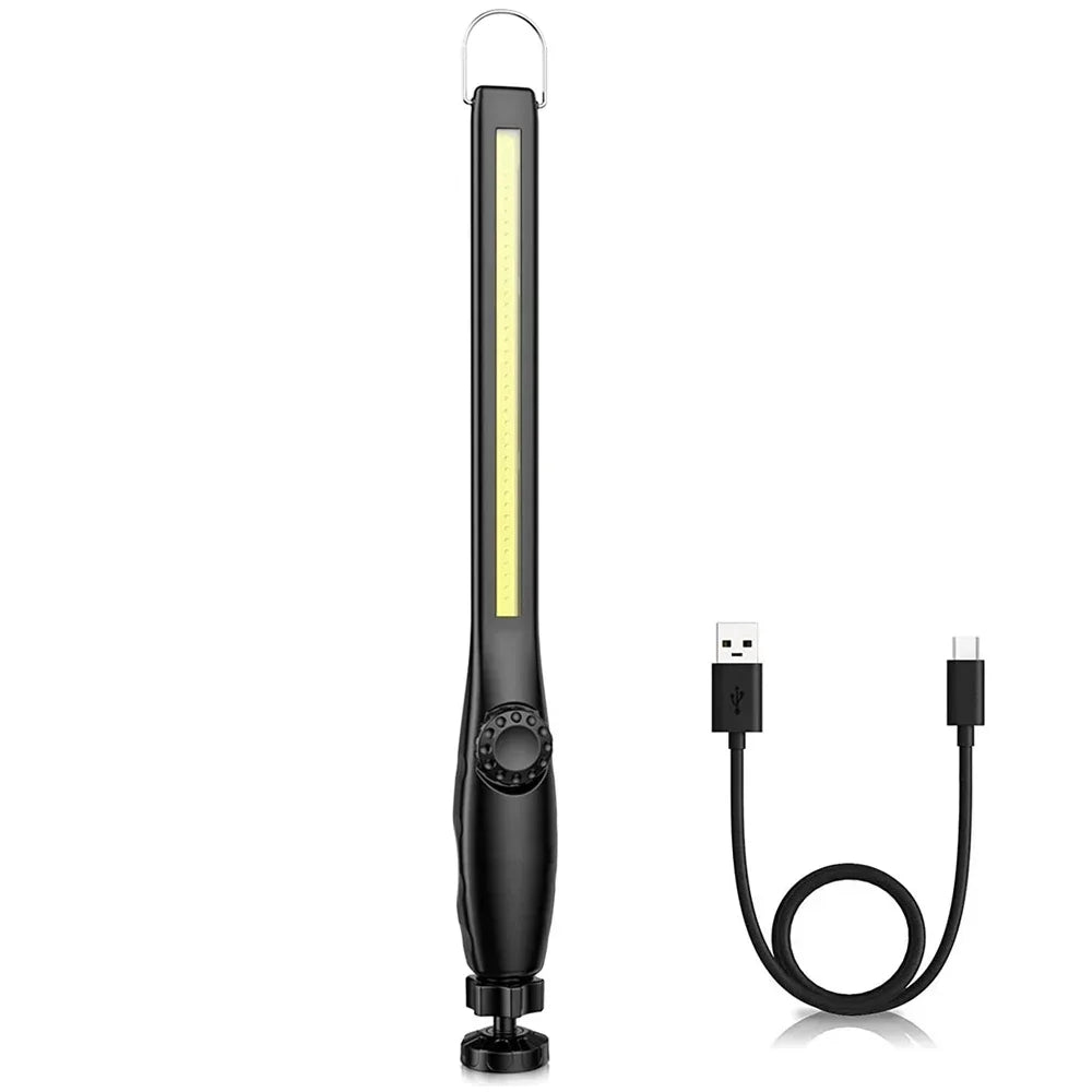 COB Portable LED Work Lights Cordless Magnetic LED Work Lamp Inspection Lights for Car Repair Home Garage Emergency Flashlight