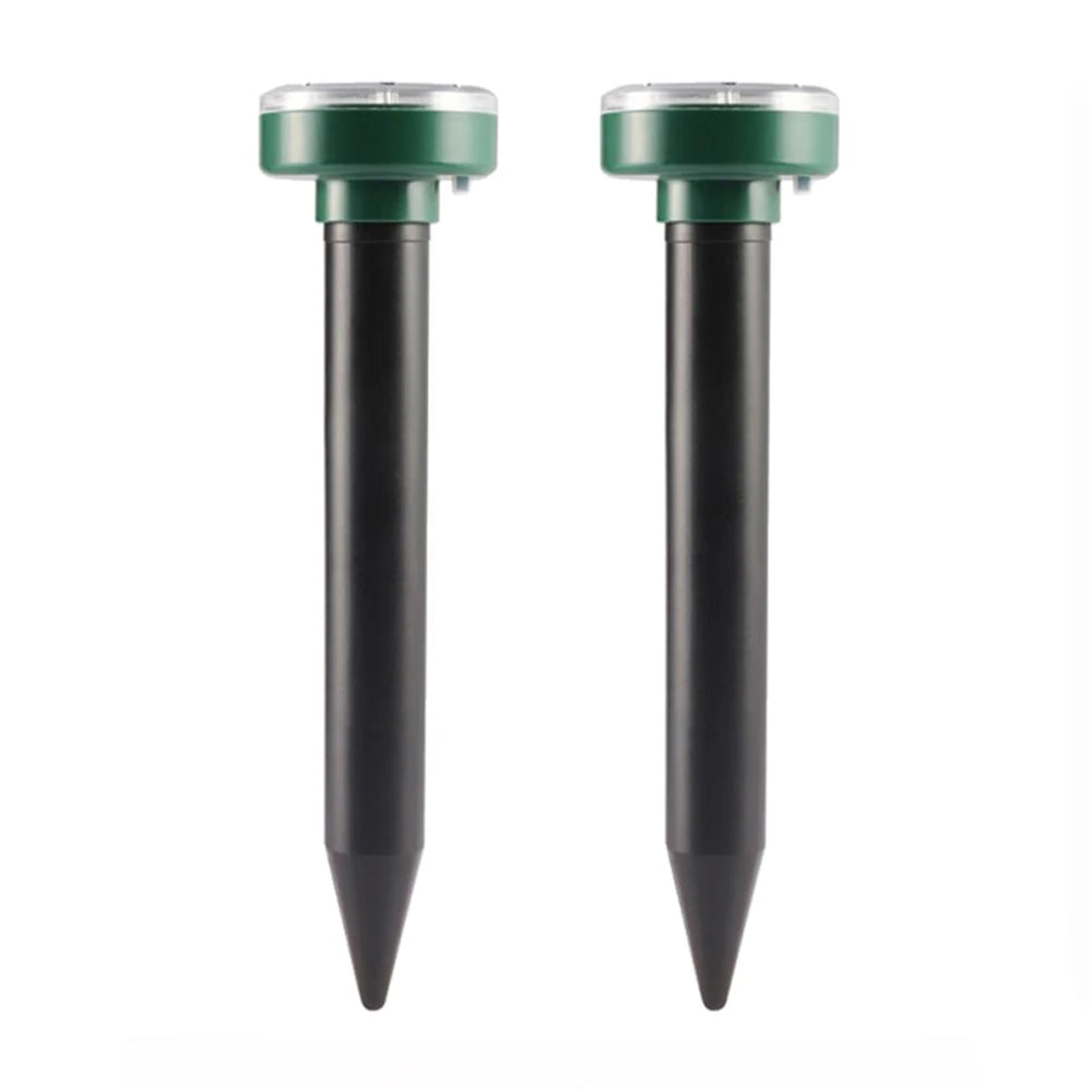 1/2/4/8 Solar Powered Ultrasonic Sonic Mole Pest Rodent Repeller Repellent Yard Outdoor Lamp Backyard Farmland Mouse Repeller