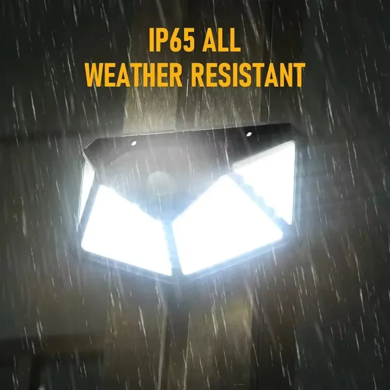 Multifunctional Solar Lamp Outdoor Garden Decoration Solar Led Light Waterproof Sunlight Powered Spotlight with Motion Sensor
