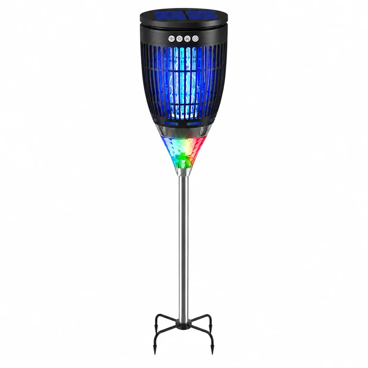 Solar Bug Zapper Outdoor,4200V 3-in-1 Mosquito Zapper 4200V 3-in-1 Mosquito Zapper for Yard Garden 2000 Sq Ft