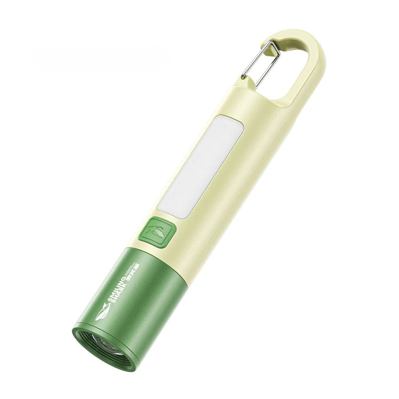 Portable Mini LED Flashlights USB Rechargeable with Hook Zoomable Torch Outdoor Camping Hiking Long-range Emergency Lantern