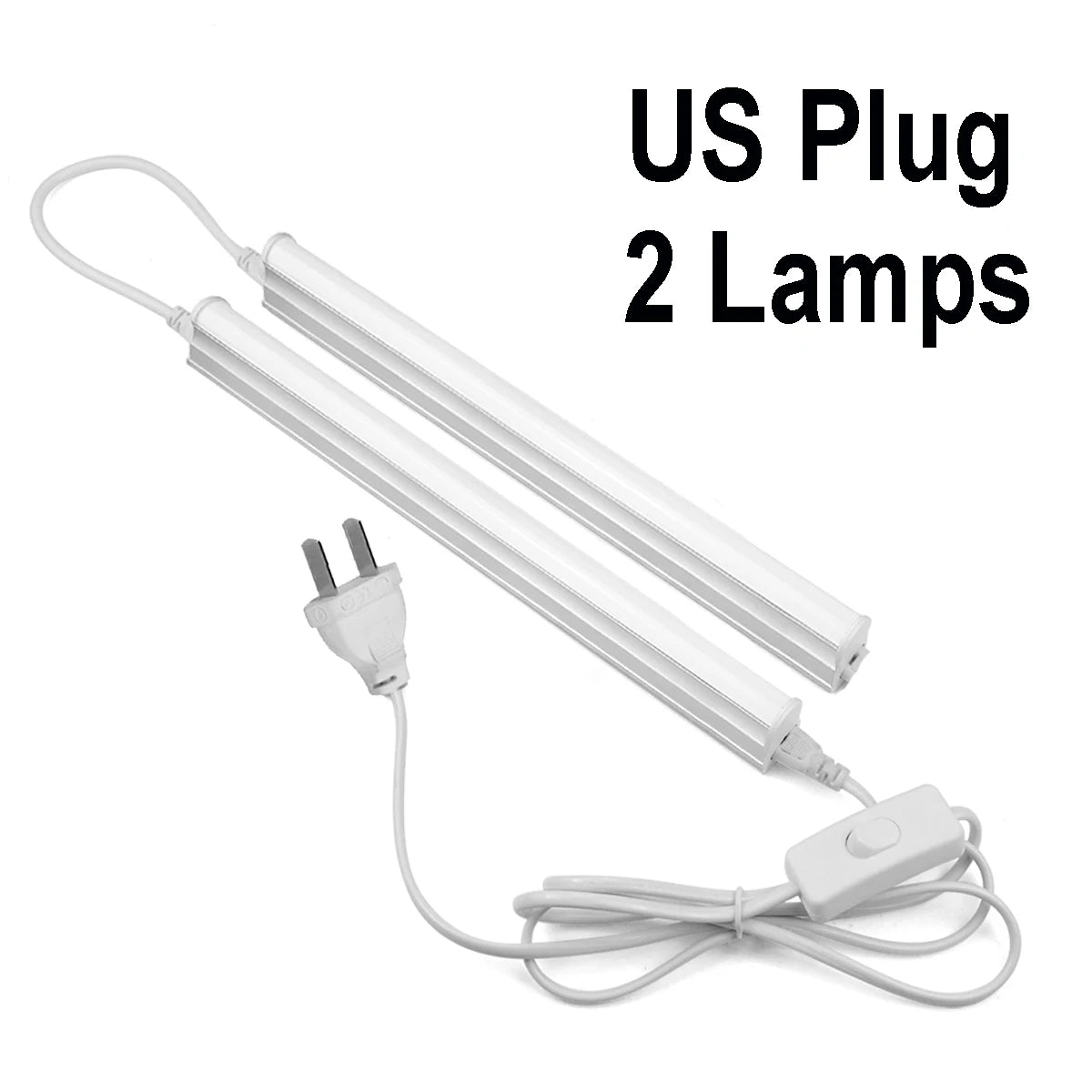 1FT 6W 29CM Desk Lamp T5 Tube LED Bar With Screws for Mounting Under Bookshelf AC220V 110V Home Reading Lamp Table Light Lampara