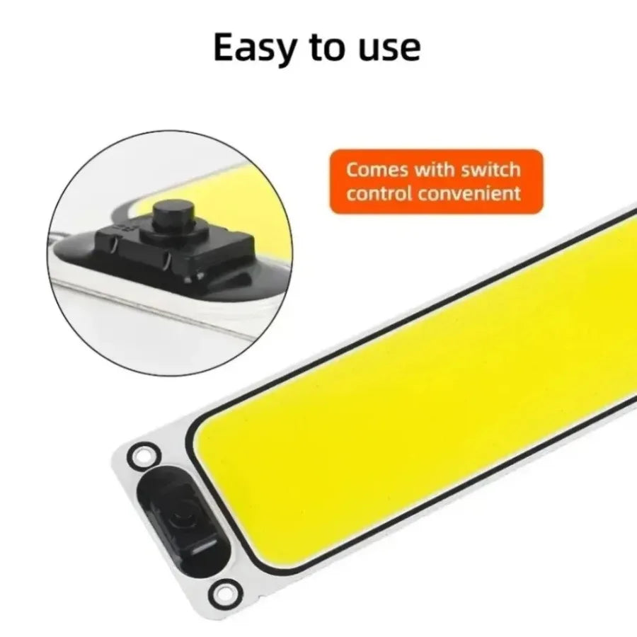 1/2PCS LED Chip Interior Light Ceiling Lamp 12-90V With Switch Reading Night Light With On Off for Van Lorry Truck Camper Boat